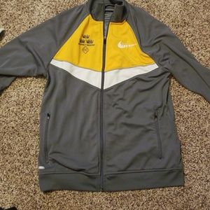 Large nike dri fit track jacket